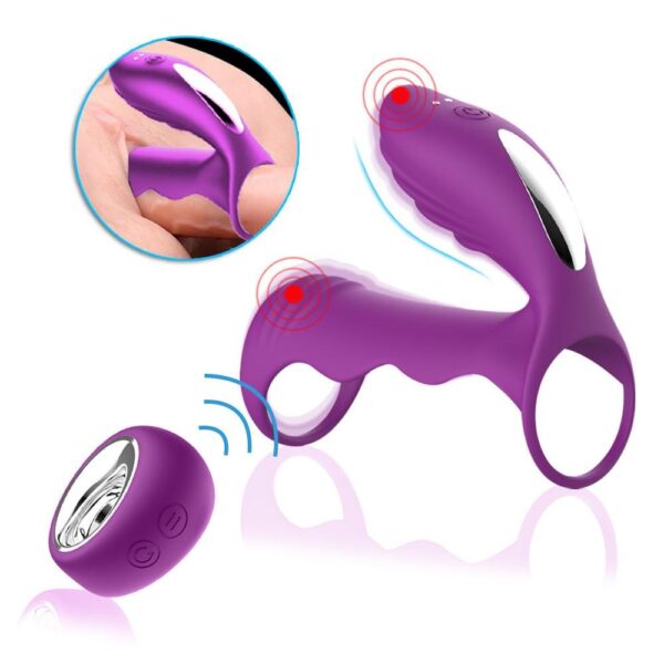 Funda Vibradora Purple Recargable - Imagen 3