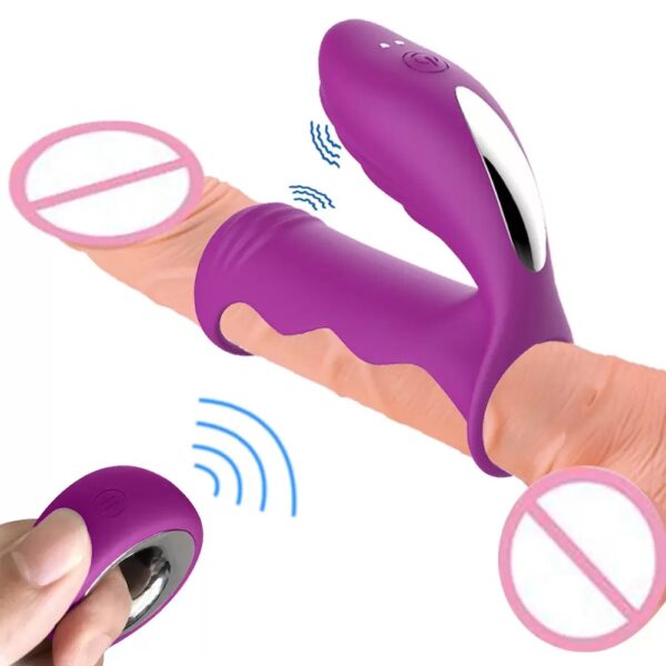 Funda Vibradora Purple Recargable - Imagen 2