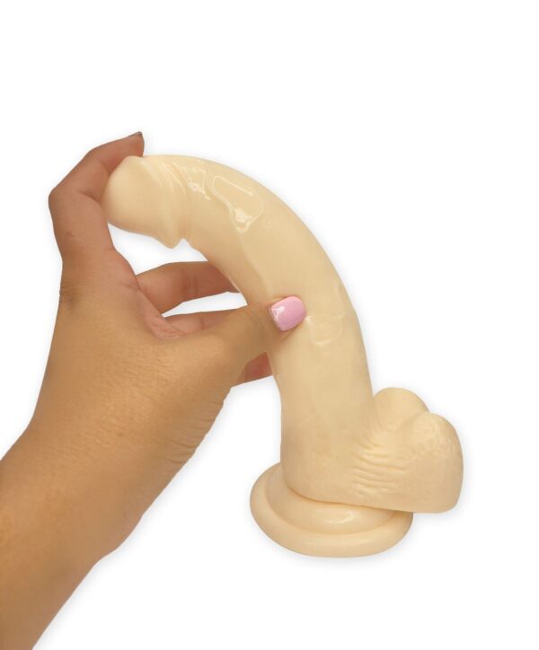 Dildo en gel color piel - Imagen 2